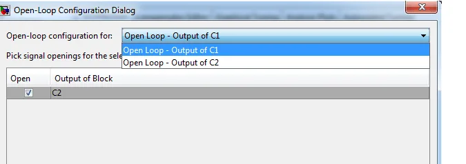 گزینه Loop Configuration در متلب گزینه Loop Configuration در متلب