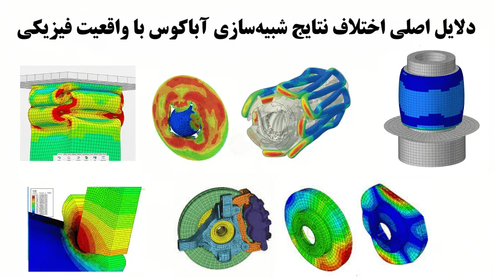 تفاوت نتایج شبیه سازی آباکوس با واقعیت تفاوت نتایج شبیه سازی آباکوس با واقعیت