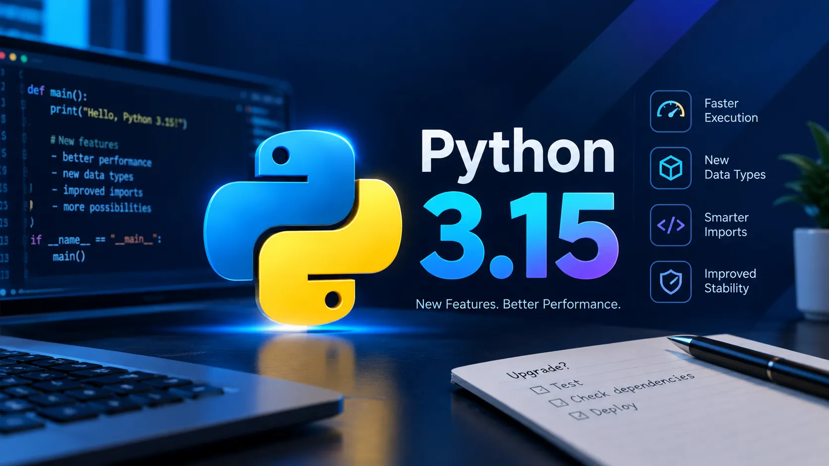 نسخه جدید Python 3.15 نسخه جدید Python 3.15